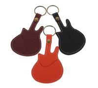 TOYZFRIENDY 3pièces Porte-médiators PU pour Guitare Portefeuille pour Médiators Boîte De Rangement pour Guitaristes Sac De Transport Compact Et Pratique
