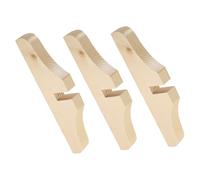 TOYZFRIENDY 3pièces Socles De Séparation Pliables Bois Naturel Lot de Faciles à Installer pour Hôtel Chambre à Coucher Et Espace De Travail