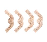 TOYZFRIENDY 4 Pièces Appliques Sculptées Décorations Dangle pour Portes Meubles Accessoires Décoratifs Français Luxueux pour Murs Tv Plafonds et Armoires
