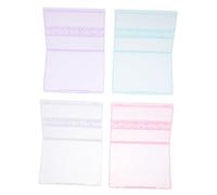 TOYZFRIENDY 4 pièces Boîte de Rangement pour Outils de Manucure Vide Mini Boîtes de Stockage pour Embouts de Ponceuse Organisateur Compact pour Accessoires Ongles Design Pratique