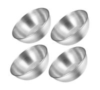 TOYZFRIENDY 4 pièces Bols à Sauce Inox Ronds Petits Bols à Condiments Multifonctions pour Cuisine et Restaurant Apéritifs Robustes pour Tremper et Préparer Ingrédients