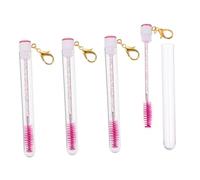 TOYZFRIENDY 4 Pièces Brosse à Cils et Sourcils Rose avec Brosse Mascara Longue Accessoire Maquillage Pratique et Élégant Beauté