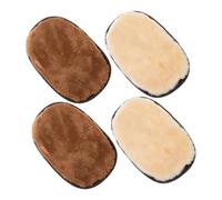 TOYZFRIENDY 4 Pièces Chiffons de Cirage pour Chaussures Cuir Gants de Polissage Flexibles pour Nettoyage sans et Entretien Pratique du Cuir