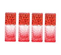 TOYZFRIENDY 4 Pièces Flacon Vaporisateur Parfum Verre Rouge Portable Rechargeable pour Parfum et Soins Visage