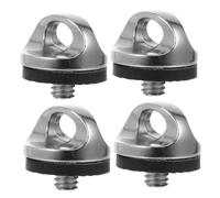 TOYZFRIENDY 4 pièces Kit Vis pour Fixation Sangle Appareil Photo Accessoires Montage Rapide avec Joint Silicone Anti-Vibration Compatible Dragonne Tour Cou et Courroie Serrage