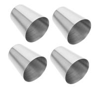 TOYZFRIENDY 4 pièces Lot de Cache-becs Acier Inoxydable pour Théière Protection Anti-poussière et Anti-brûlure Accessoires et pour Théière Facile à Nettoyer et Transporter