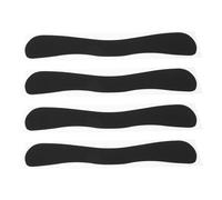 TOYZFRIENDY 4 Pièces Lot de Coussinets Silicone Réutilisables pour Extensions de Cils Supports Forme de Vagues pour Isolation et Protection Du Front Pads Anti-colle Confortables et Lavables