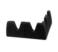 TOYZFRIENDY 4 Pièces Organisateur de Coffre Multifonction Panneaux de Clôture et de Connexion Noirs Support Auto Robuste pour Suv Camion et Minivan Système de Rangement Cargo Antidérapant