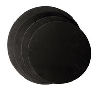 TOYZFRIENDY 4 pièces Pads pour Batterie Accessoires de Pratique pour Batterie Tapis Amortisseur pour Instrument de Musique