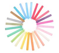 TOYZFRIENDY 48 Pièces Craies Jumbo Colorées Lavables pour Trottoir sans Poussière pour Dessin Éducatif Classe et Jeux Extérieurs Ensemble Polyvalent Aux