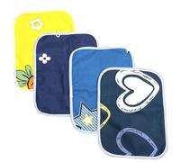 TOYZFRIENDY 4pcs Alèses Lavables pour Cage de Cochon d'Inde en Coton Respirant, Tapis Imperméable sans Déformation pour Petits Animaux et Lapins Plusieurs Styles