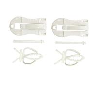 TOYZFRIENDY 4pièces Pince Fixe Multi-Usage pour Cage Oiseau Perroquet Clip Nourrir Légumes Fruits Os De Seiche