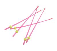 TOYZFRIENDY 5 Pièces 5 Pièces Rallonge Canne à Pêche Glace 14 CM Rouge Accessoire Canne à Pêche Antidérapant Équipement Hivernale Résistant au Froid Détction Touche Ultrasensible pour Truite