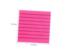 TOYZFRIENDY 5 pièces Bloc-notes Autocollants Multi-usage Notes Transparentes Pet avec Lignes Horizontales Adhésifs Pratiques pour Bureau et Maison Fournitures Quotidiennes