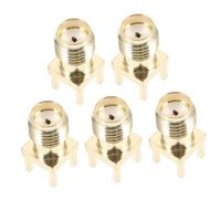 TOYZFRIENDY 5 Pièces Connecteur Sma Vertical Métal Robuste Adaptateur Femelle pour Communication Électronique