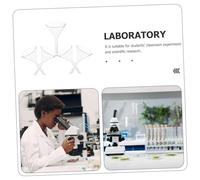 TOYZFRIENDY 5 pièces Entonnoir Verre de Laboratoire Entonnoir Triangulaire Solide Résistant Haute Température Outil Réutilisable pour Chimie Analytique et Transfert Liquide Solide