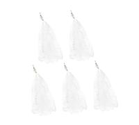TOYZFRIENDY 5 Pièces Filets de Pliables Nylon Mailles avec Armature et Portable pour Capturer Poissons Lacs et Zones Côtières
