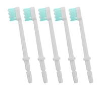 TOYZFRIENDY 5 Pièces Lot de 5 Têtes de Rechange en Plastique Vert pour Irrigateur Buccal, Embouts pour Nettoyage Interdentaire Précis, Compatibles Hydropulseur, Soins Bucco-Dentaires