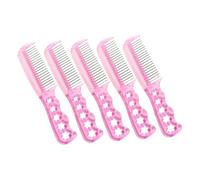TOYZFRIENDY 5 pièces Lot de Peignes Acier Antistatiques pour Perruques Peignes Fins Durables pour Coiffure Quotidienne Soins Doux et Lisses des Cheveux Longs Usage pour Fêtes et Spectacles