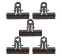 TOYZFRIENDY 5 Pièces Lot de Pinces Bulldog Vintage Fer Clips Rétro pour Affichage Photos et Organisation Bureau Pinces Robustes pour Documents et Dessins