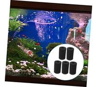TOYZFRIENDY 5 pièces Protections Filtre Éponge Aquarium Mousse Préfiltre Noire Résistante Aux Saletés Accessoires pour Réservoirs et de Poissons Facile à Installer et Durable