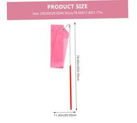 TOYZFRIENDY 5 Pièces Rubans de Gymnastique Colorés pour Danse Artistique Garçon Fille et Faciles à Manipuler pour Entraînement et Spectacles