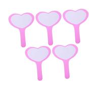 TOYZFRIENDY 5 pièces Tableau Blanc Effaçable à Sec Forme Cœur Ardoises Portables à Main pour Score Vote et Jeux Surface Réutilisable