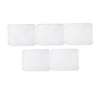 TOYZFRIENDY 5 pièces Tapis de Cuisson Barbecue Jetable Aluminium Antiadhésif Résistant Chaleur pour Grillades Extérieur Accessoires Grill pour Viandes Légumes et Poisson