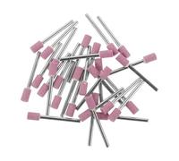 TOYZFRIENDY 50 pièces Forets à Polir Cylindriques Meule Abrasive pour Outils Rotatifs Têtes de Meulage Résistantes pour Pierre Accessoires de Ponçage