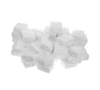 TOYZFRIENDY 50 pièces Paquet Mouchoirs Épais Fibres Naturelles Serviettes Jetables Blanches pour Hôtel Restaurant et Usage Domestique Nettoyage et Usage Unique