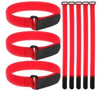 TOYZFRIENDY 50 pièces Sangles Auto-agrippantes Réutilisables pour Fixation de Filets de Football Organiseur de Câbles Polyvalent Attaches Sécurisées pour Sports et Gestion de Câbles Lot de