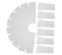 TOYZFRIENDY 50pièces Papier De Teinture Pour Cheveux Réutilisable Coloration Pour Salon Outils De Séparation Pour Coiffeurs Et Stylistes Blanc