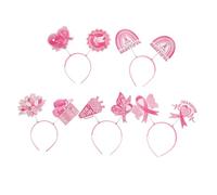 TOYZFRIENDY 5pièces Bandeau De Sensibilisation Au Cancer Sein Accessoires De Bandeau Pour Femmes Couvre-chef Pour Accessoire Photo Pour Événements