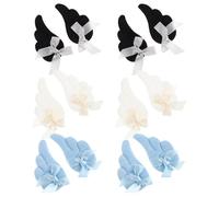 TOYZFRIENDY 6 Paires Pinces à Cheveux Ailes Ange Barrettes Décoratives Légères et Confortables Accessoires Plume pour Cosplay Fête Mariage et Performances