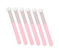 TOYZFRIENDY 6 pièces Pinceaux Correcteurs Éponge à Tête Champignon Brosse Concealer Douce et Multifonction pour Maquillage Sous Yeux Poignée Ergonomique Usage Sec et Humide
