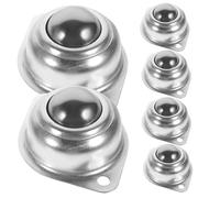 TOYZFRIENDY 6 Pièces Roulettes à Billes Miniatures Acier Au Roulements à Billes pour Transfert et Mobilité Roulettes Petites pour Meubles et Systèmes de Transmission
