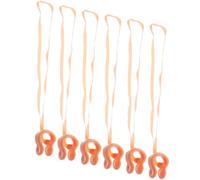 TOYZFRIENDY 6 Pièces Silicone en Corde Entraînée Au Nez Nageurs Clip De Nez Adultes Silicium Clips De pour Nager Agrafe Enfants Bouchon d'oreille Protège-Bouchon pour Nager