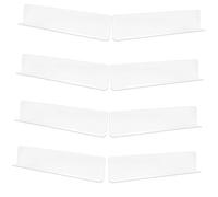 TOYZFRIENDY 8 pièces Barrière Transparente Coupe-Coin pour Cage Petits Animaux Protège Clôture Cochon Lapin Rongeur Accessoire Adaptable et Facile à Installer