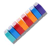 TOYZFRIENDY 8 Pièces École Colorés Enseignant pour Évaluation et Encouragement Ensemble Varié pour Salle de Classe Stamps pour Professeurs Motiver et Inspirer Élèves