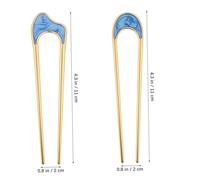 TOYZFRIENDY 8 Pièces Épingles à Cheveux U Piques pour Types de Cheveux Maintien Fiable et Style Élégant Accessoires Colorés pour Chignons et