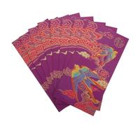 TOYZFRIENDY 8 Pièces Lot de Enveloppes Rouges Chinoises Imprimées avec Motifs pour An Chinois Traditionnels Hong Bao Aux Bronzés Porte Festifs et Pratiques