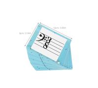 TOYZFRIENDY 80 Pièces Music Education Cards for Piano and Violin Durable Double Sided Flashcards for Music Theory Learning and Practice