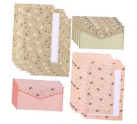 TOYZFRIENDY 90 pièces Set de Papier à Lettres et Enveloppes Motif Floral Vintage pour Correspondance Papier Lisse pour Notes et Messages Personnels