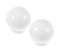 TOYZFRIENDY Abat Jour Sphérique Acrylique Lait Opaque pour Lampe Extérieure Protection et Décoration de Jardin Compatible Lampes de Remplacement avec Boucle