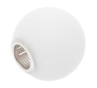 TOYZFRIENDY Abat Jour Sphérique Verre Dépoli Douille Globe Lait Blanc Diffuseur Lumineux Doux pour Éclairage Polyvalent Intérieur