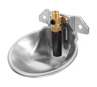 TOYZFRIENDY Abreuvoir Automatique pour Bovins Acier Inoxydable Capacité Distributeur Eau pour Porcs Moutons et Vaches Fontaine à Boire pour Agricole