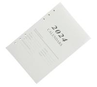 TOYZFRIENDY Agenda 2024 A5 Feuilles Mobiles Carnet De Planification Académique En Anglais Cahier De Notes Portable Pour Organisation Et Gestion Du Temps Agenda Décoratif Pratique