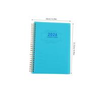 TOYZFRIENDY Agenda Quotidien 2026 A5 Vert Planification Mensuelle et Hebdomadaire, Calendrier de Prise de Notes Quotidienne, Organiseur Horaire pour Gestion du Temps et Planificateur