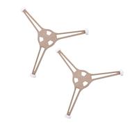 TOYZFRIENDY Anneau de Support en Plastique pour Micro-ondes Roulettes Résistantes à Haute Température, 2 Pièces, Accessoire Pratique pour Plateau Tournant de Micro-ondes