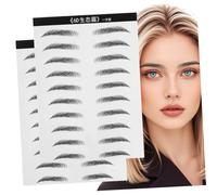 TOYZFRIENDY Autocollant Pour Sourcils Imperméable 20 Paires Taille Standard Patch De Sourcil Artificiel Pour Femmes Maquillage Facile à Appliquer